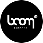 BOOM Library Logo Black Round