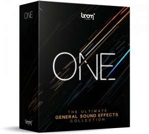 BOOM ONE general sound effects collection packshot